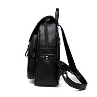 Mochila grande de viaje para mujer, bolso de mano de cuero PU, mochila escolar para niñas, mochila trasera de hombro para mujer - details 16