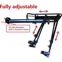 Capacidad de 80 kg, portabicicletas Ajustable Portaequipajes-Estante Súper Fuerte Mejora Estante para Bicicletas Portabicicletas de 4 Patas Fuertes - details 4