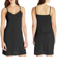 Vestidos de talla grande para mujer, vestidos finos de seda helada sin costuras, camisón de verano, vestido sin mangas con chaleco interior - details 3