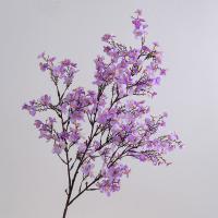 Rama de flor de melocotón Artificial de 97cm, flor de melocotón de seda elegante de plástico hecha a mano, flor falsa de tacto Real para sala de estar y escritorio - details 8