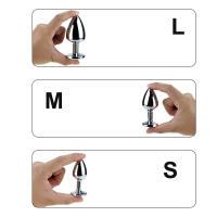 Juguetes Sexuales para Pareja Anal Plug de Acero Inoxidable Suave Dildo Cola Joyería de Cristal Entrenador BDSM Productos Sexuales Tienda - details 1