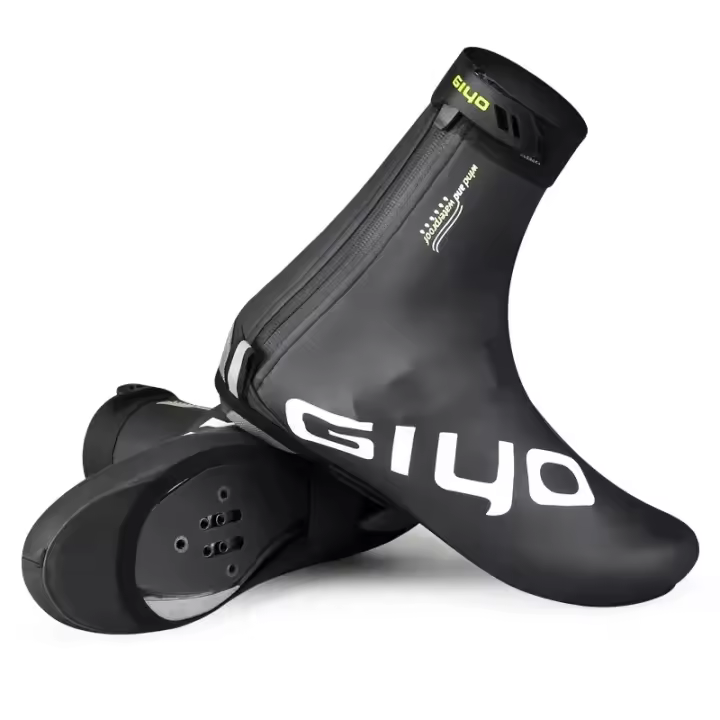 Cubiertas de zapatos de ciclismo para hombre y mujer, protectores de calzado impermeables, antideslizantes y reutilizables para bicicleta de carretera y de montaña - 1