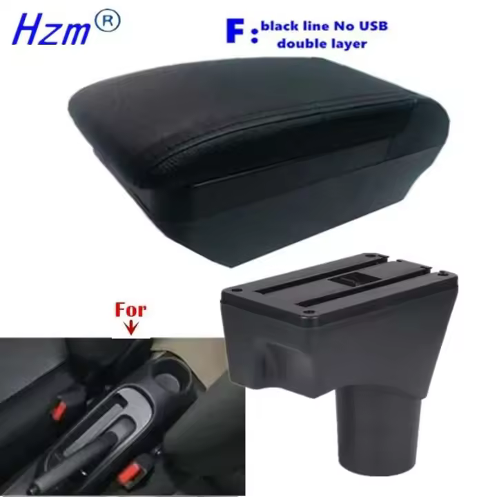 Reposabrazos Sunny adecuado, adecuado para la calibración del reposabrazos Nissan March Micra K13 CA, piezas de modificación de automóvil 2010-2022 - 1