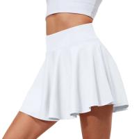 Verano Mujer Sprints tenis baile Fiess corto juvenil de secado rápido sólido forro femenino cintura alta Mini faldas pantalones cortos - details 2
