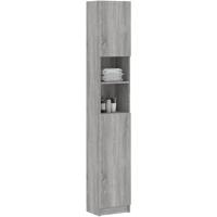 Armario de Baño de Madera Ingeniería Lavadora, Estante, Ducha, Inodoro 32x25,5x190 cm - details 37