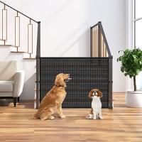 Valla Portátil para Mascotas con 4Pcs Gancho Malla Aislada Plegable y Transpirable para Seguridad de Perros Material de Nylon Hecho en China - details 1