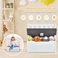 2 Sillas para Niños con Banco, Conjunto de Muebles con Banco de Almacenaje, Muebles Infantiles de 4 Piezas para Niños de 3 a 7 Años (Natural) - details 12