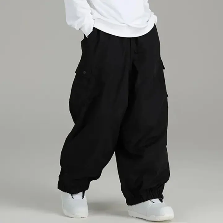 Pantalones de Esquí de Tabla Única a Prueba de Agua y Viento Ropa Deportiva Casual para Hombres y Mujeres para Primavera Otoño - 1