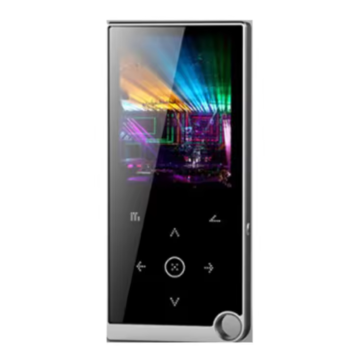 Reproductor de música MP3 con Bluetooth 5,0, Walkman de Audio portátil HiFi con FM/EBook/grabadora/reproductor de vídeo MP4 (gris plateado) - 1