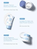 Set Regalo Cuidado de la Piel Mujer, Set de Limpiador Facial e Hidratante, 5pcs Kit Cuidado de la Piel Facial Mujer, Leche Limpiador Crema para Ojos Crema Facial Filtro Solar, para Adolescentes y Mujeres - details 8
