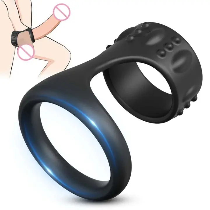 Anillo masculino anillo retrasar la eyaculación anillos de erección pene juguetes sexuales para hombres parejas adultos tienda Sexy productos - 1