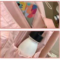 2025 Mochila universitaria ligera, diseño minimalista moderno, correas acolchadas impermeables, adecuada para estudiantes y viajes diarios - details 6