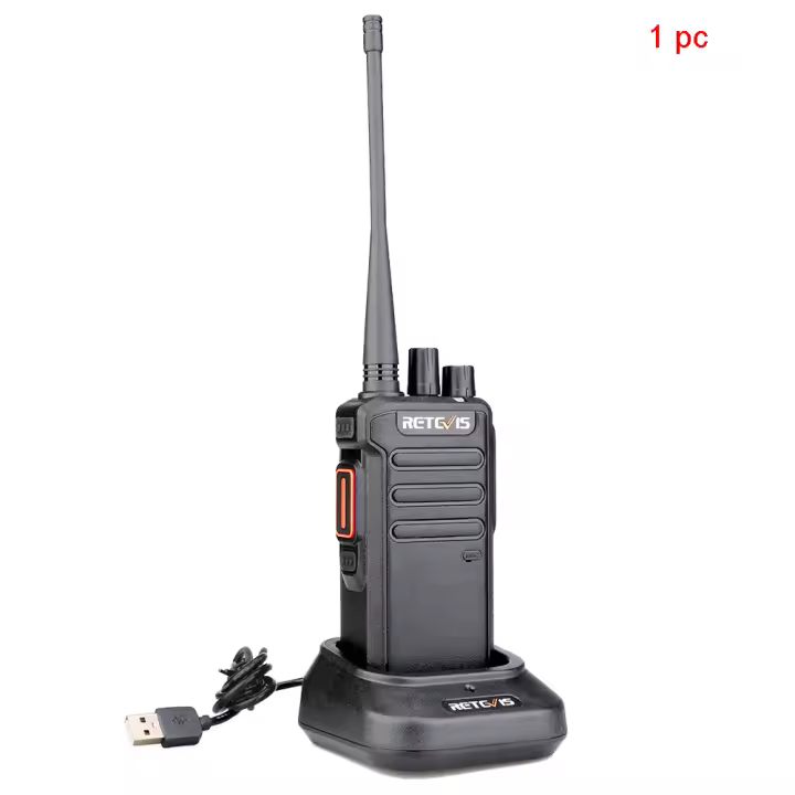 Radio de Camino Digital Retevis 5W UHF 400-480MHz 32CH Cargador USB Resistente al Agua - 1