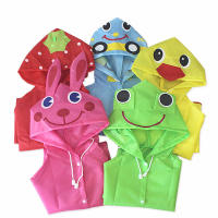 Children Cartoon Raincoat Cute Kids Boys Girls Waterproof Coat Toddler Rain Jacket - details 0