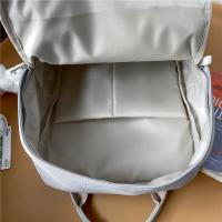 Mochila de gran capacidad para mujer, morral escolar de viaje de negocios, resistente al agua, color negro - details 29