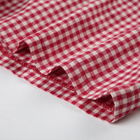 Pantalones cortos básicos cómodos e informales sueltos con botones de cintura elástica tejidos a rayas de verano para mujer - details 23