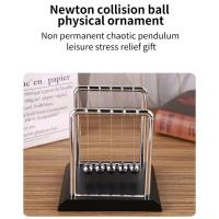 Juguete de Escritorio de Acero Equilibrio en la Cuna Pendulo de Gravedad - details 1