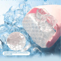 Rodillo de hielo de enfriamiento facial masajeador herramienta de elevación de la piel para el cuidado de la piel facial - details 1