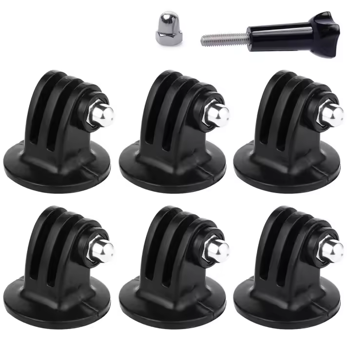 Adaptador de montaje para trípode para cámaras Hero 6, 5, 4, 3 +, 3, 2, 1 (7 paquetes) - 1