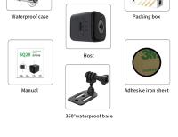 Minicámara de 1080P con cubierta impermeable, cámara inteligente HD de visión nocturna para interiores, Monitor de vigilancia de seguridad, grabadora - details 18