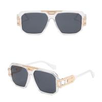 Gafas de sol cuadradas de moda con montura completa, gafas de sol Retro HD de gran tamaño con montura grande, estilo callejero, PC, gafas de sol Unisex para conducir - details 5