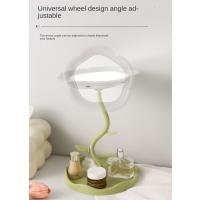 Bonito espejo de tocador con forma de girasol, espejo de maquillaje de escritorio desmontable clásico, espejo de mesa de flores con rotación de 360 ​​grados para dormitorio - details 13