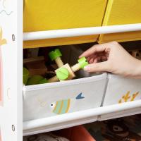 Organizador Infantil con 12 Cajas de Tela No Tejida, para Libros, Estantería para Niños, para Sala de Juegos, - details 1