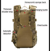 Bolsa de Montañismo Molle Mochila Táctica para Hombre, Bolso de Hombro, Hidratación, Militar, Camping, Caza, Escalada, Deportes, Ciclismo - details 8