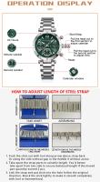 Reloj de moda inspirado en la dopamina para mujer, reloj de cuarzo luminoso, banda de acero inoxidable, resistente al agua, regalo de moda para ella - details 6