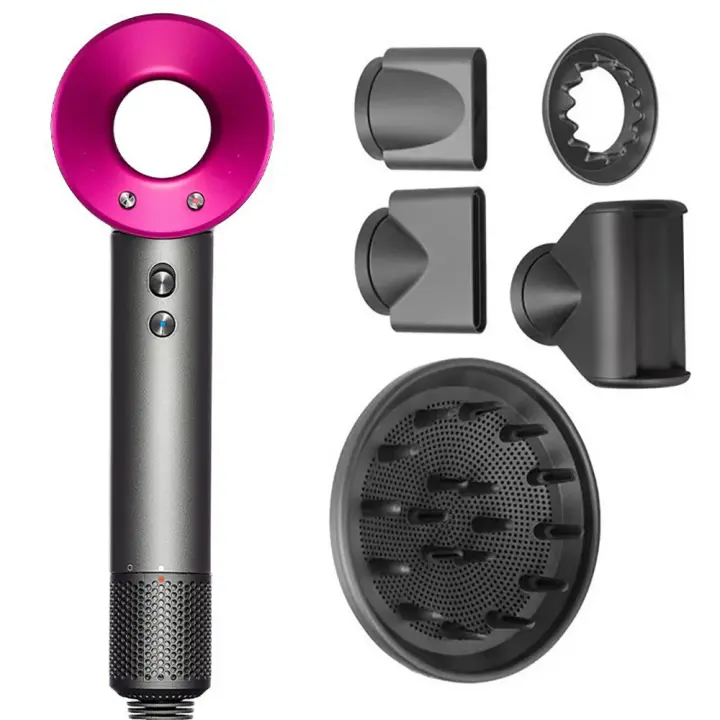 Secador De Pelo Profesional Ioñico 2024, 1600W, 5 Difusores, Cable De 1,7 m, Para Peluquería - 1