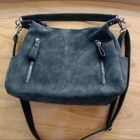 Bolso cruzado de lujo para mujer, bandolera de un solo hombro, de gran capacidad, Retro, mate, de cuero PU - details 2