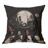 Bonenjoy 1 funda de cojín de Halloween para el hogar, 45x45 cm, fundas de almohada impresas, fundas de almohada para decoración de festivales, regalo de alta calidad - details 10