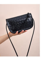 Nuevo bolso tejido de cuero de moda y ligero para mujer, bolso pequeño exquisito de alta gama, bolso de mensajero de hombro - details 11