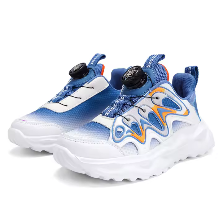 Zapatos deportivos para niños y niñas, zapatillas informales de malla transpirable, antideslizantes, cómodas, Tenis - 1