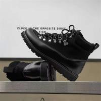 Botines de lona impermeables con cordones para hombre Martin al aire libre con diseño de moda con logotipo Dropshipping - details 2