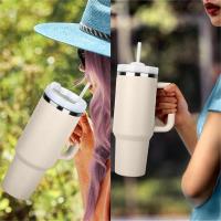 Taza de Viaje de 1182 ml 40oz con asa y Pajita, Termo para café frío y Caliente, Capacidad - details 13