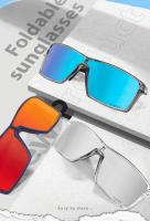 Kapvoe-gafas de sol polarizadas plegables, lentes de ciclismo multicolores portátiles, UV400, ligeras, para correr, senderismo y béisbol - details 1