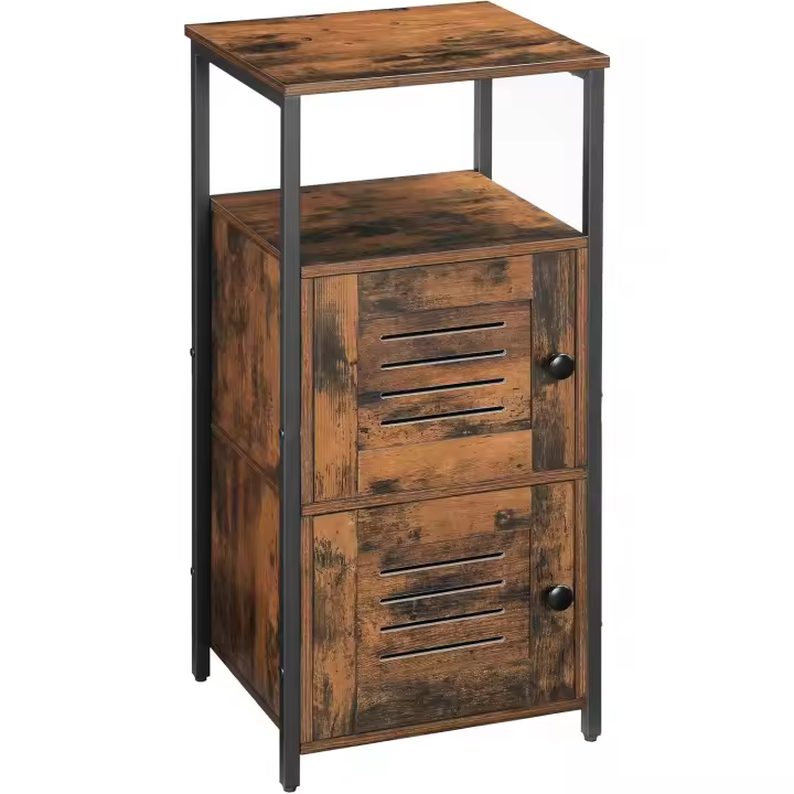 Salón, Puerta Lamas, Industrial, Bajo, Salón, Dormitorio, Marrón Rústico - 1