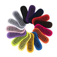 Calcetines de trampolín para adultos y niños, calcetines antideslizantes con suela de silicona para yoga, deportes de interior, jardín de infantes, paquete de 10 pares - details 20