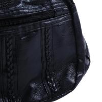 Negro multicapa para mujer, práctico bolso bandolera de gran capacidad - details 6