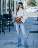 Jeans Acampanados de Cintura Alta para Mujer Pantalones con Bolsa Emo Estilo - details 7