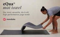 eQua Yoga Mat Towel Do It All Versatile