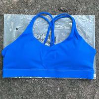 Sujetador deportivo con tirantes cruzados para mujer, pantalones cortos de entrenamiento de gimnasia, chaleco de yoga, corsé ajustado de alto impacto, acolchado suave reforzado para correr - details 7