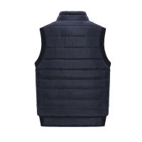Chaqueta de lana con cuello levantado para hombre, chaleco acolchado informal, camisetas cálidas impermeables - details 3