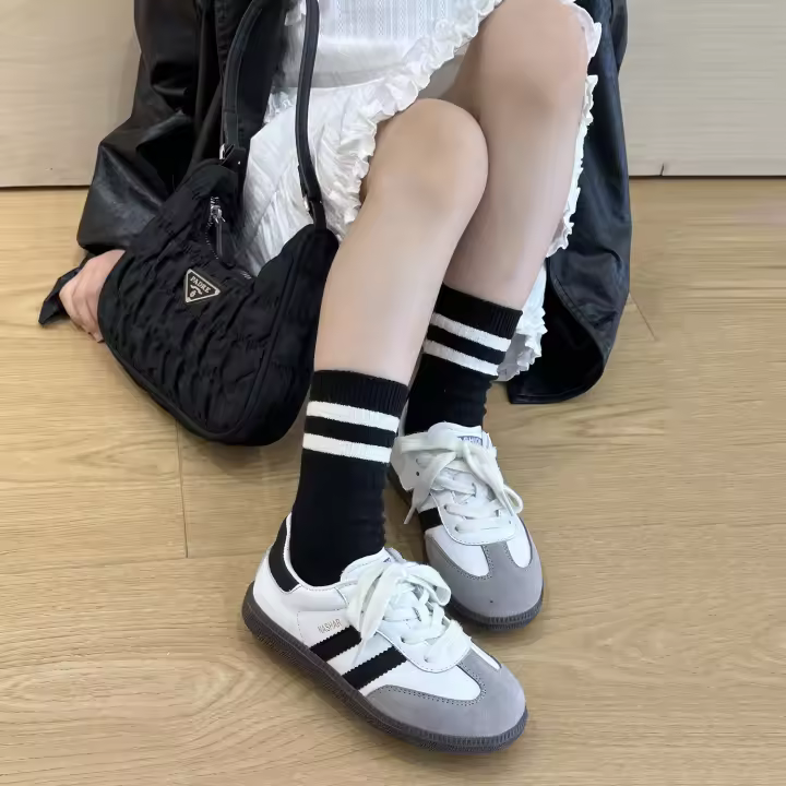 Zapatos De Entrenamiento para Niños blancos Y negros, zapatillas informales De Moda, Alemán, Nuevos - 1