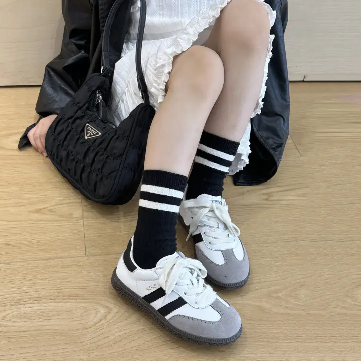 Zapatos De Entrenamiento para Niños blancos Y negros, zapatillas informales De Moda, Alemán, Nuevos - 1