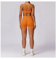 Pantalones Cortos de Yoga para Mujeres Fitness Running Ciclismo Pantalones Deportivos Transpirables Cintura Alta Entrenamiento Gimnasio Push Up Leggings de Nylon - details 33