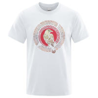 Camiseta de Manga Corta para Hombre, Camisa con Estampado de Cuervo Vikingo del Rey Ragnar, Estilo Informal y Hiphop, Ropa Veraniega, Cómoda y a la Moda, Año 2022 - details 12