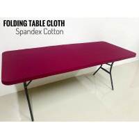 Mantel de por vida, tela de LICRA y algodón para mesa, plegable, estirable, 4 pies/6 pies - details 1