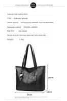 Bolso de mano de gran capacidad con cremallera cuadrada Horizontal para mujer, bolso de hombro de moda, nuevo, 2024 - details 0